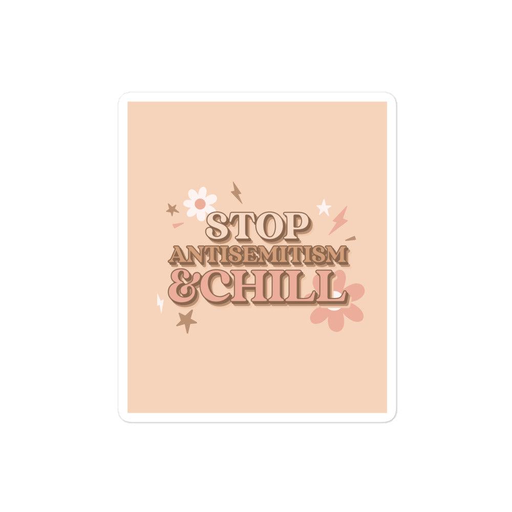 Chill Retro | Antisemitism | Kiss Cut Sticker
