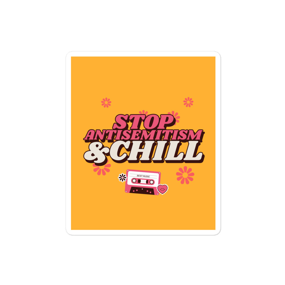 Chill Retro | Antisemitism | Kiss Cut Sticker