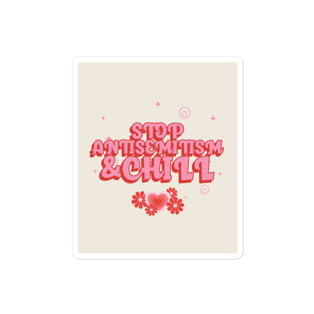 Chill Retro | Antisemitism | Kiss Cut Sticker