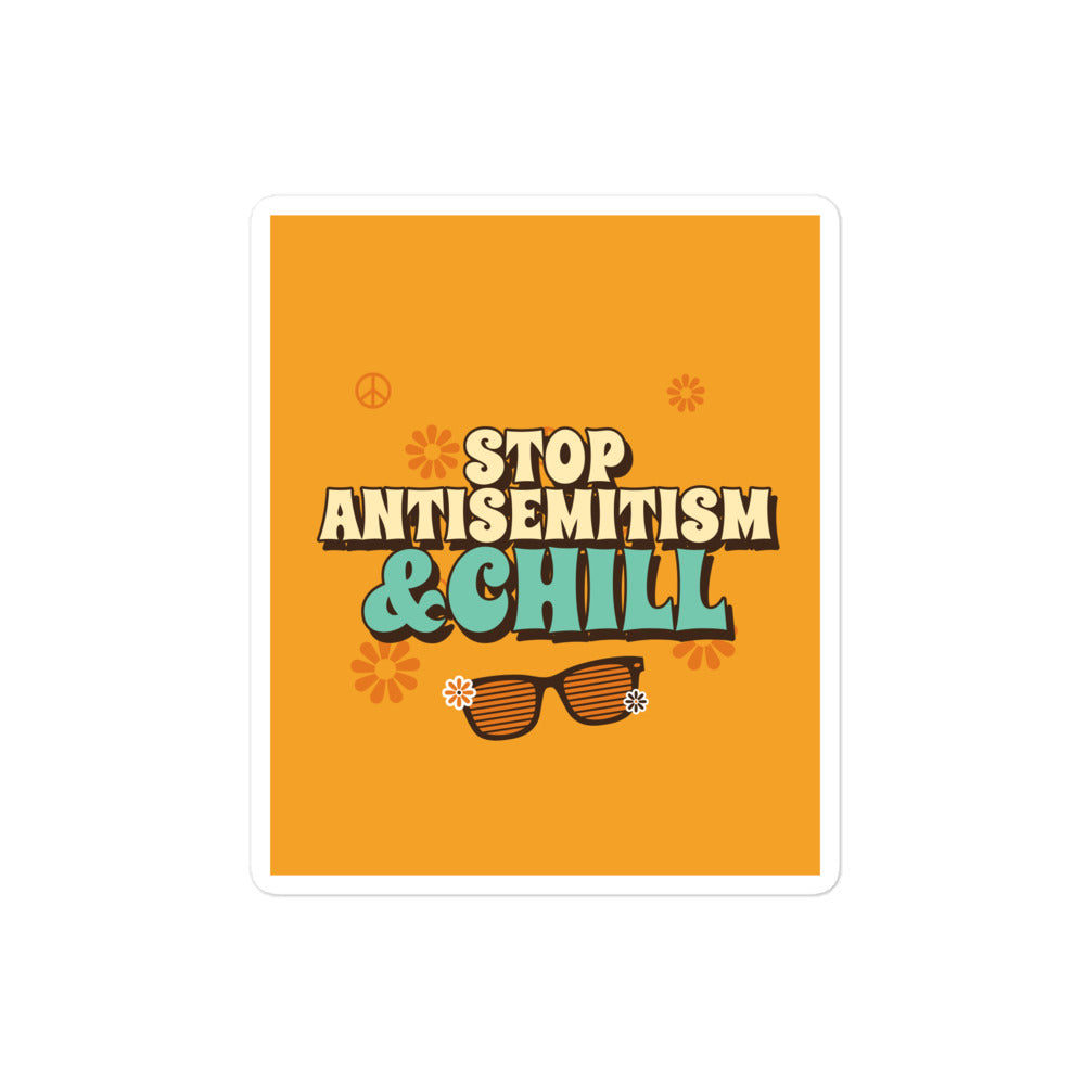 Chill Retro | Antisemitism | Kiss Cut Sticker
