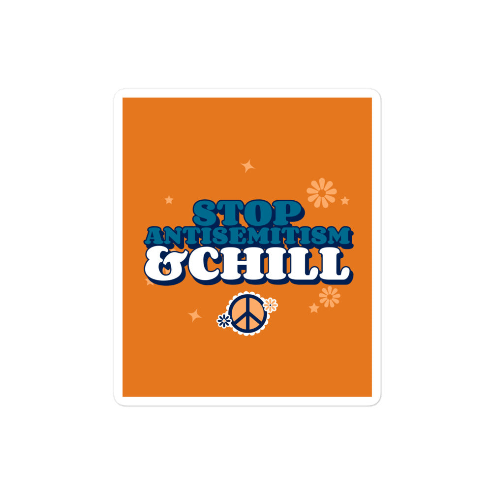 Chill Retro | Antisemitism | Kiss Cut Sticker
