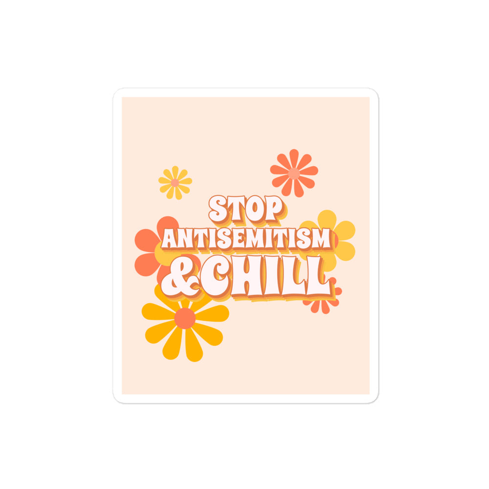 Chill Retro | Antisemitism | Kiss Cut Sticker