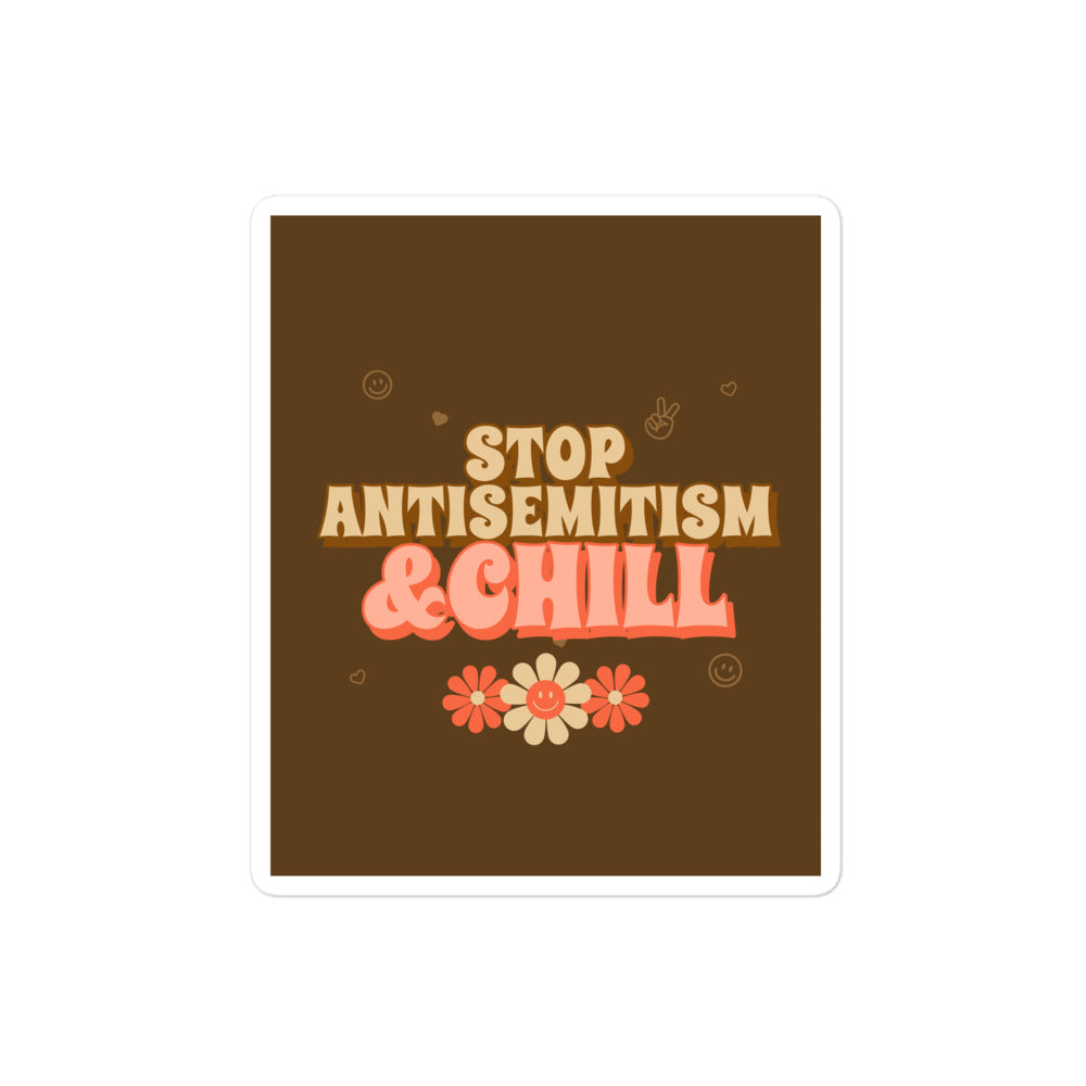 Chill Retro | Antisemitism | Kiss Cut Sticker