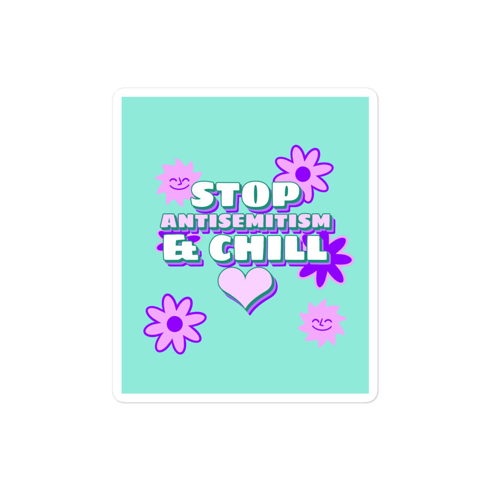 Chill Retro | Antisemitism | Kiss Cut Sticker