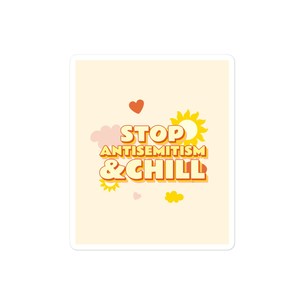 Chill Retro | Antisemitism | Kiss Cut Sticker