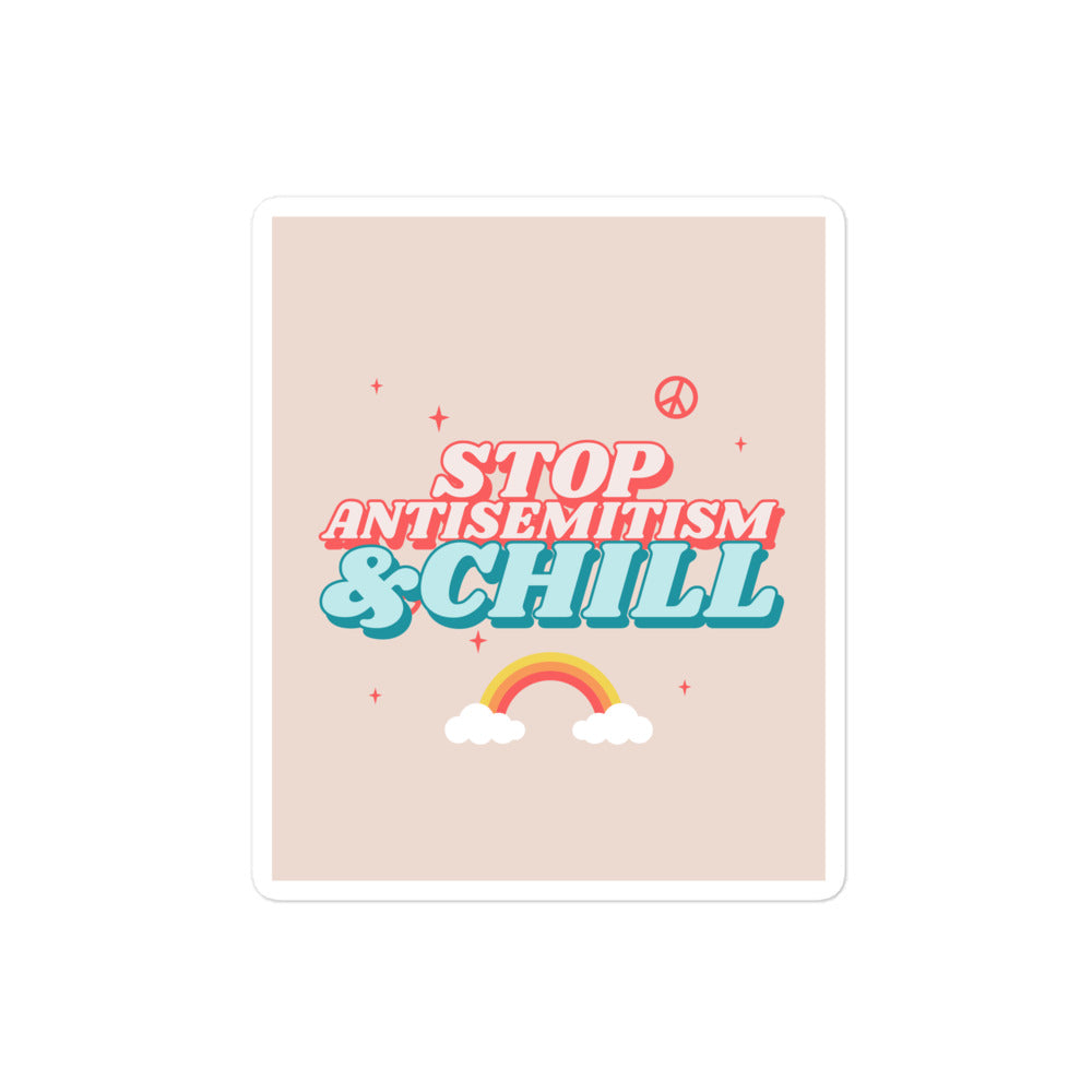 Chill Retro | Antisemitism | Kiss Cut Sticker