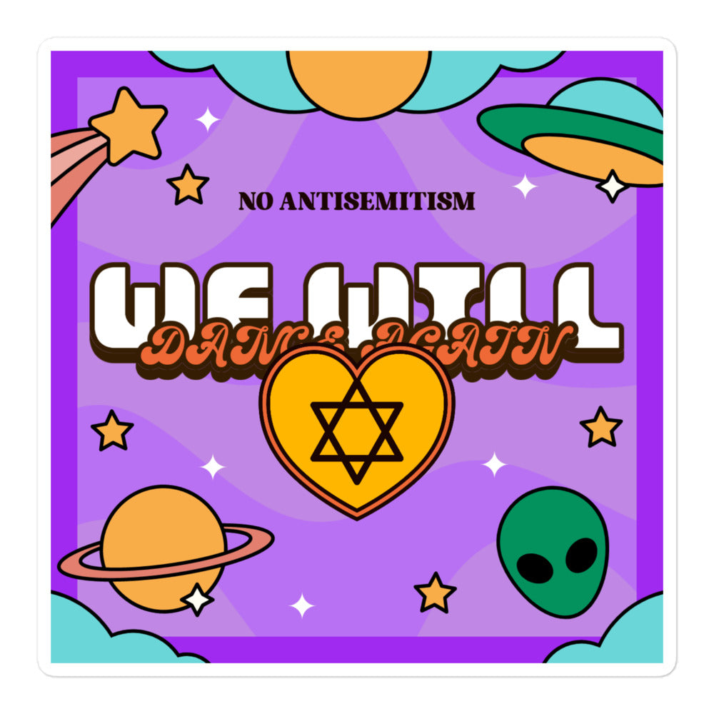 We Will Dance Again | Retro-Purple Style | Kiss Cut Sticker Jouparty