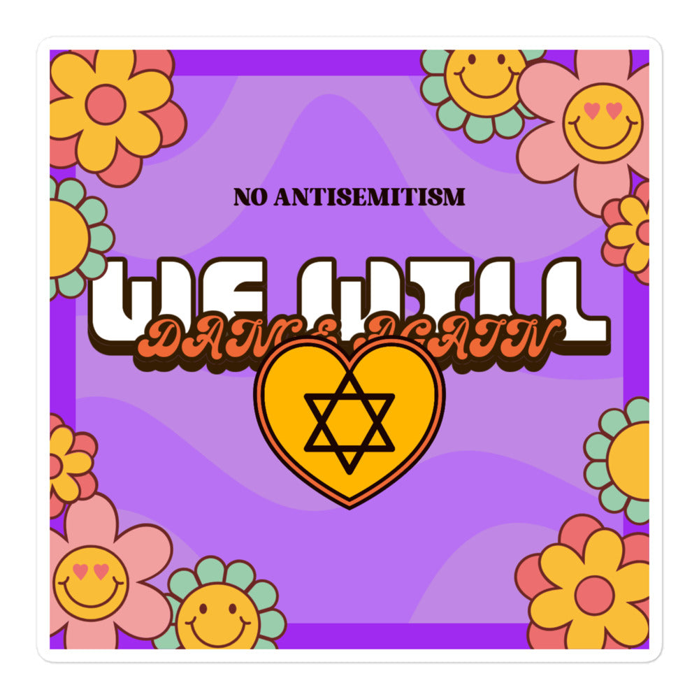 We Will Dance Again | Retro-Purple Style | Kiss Cut Sticker Jouparty