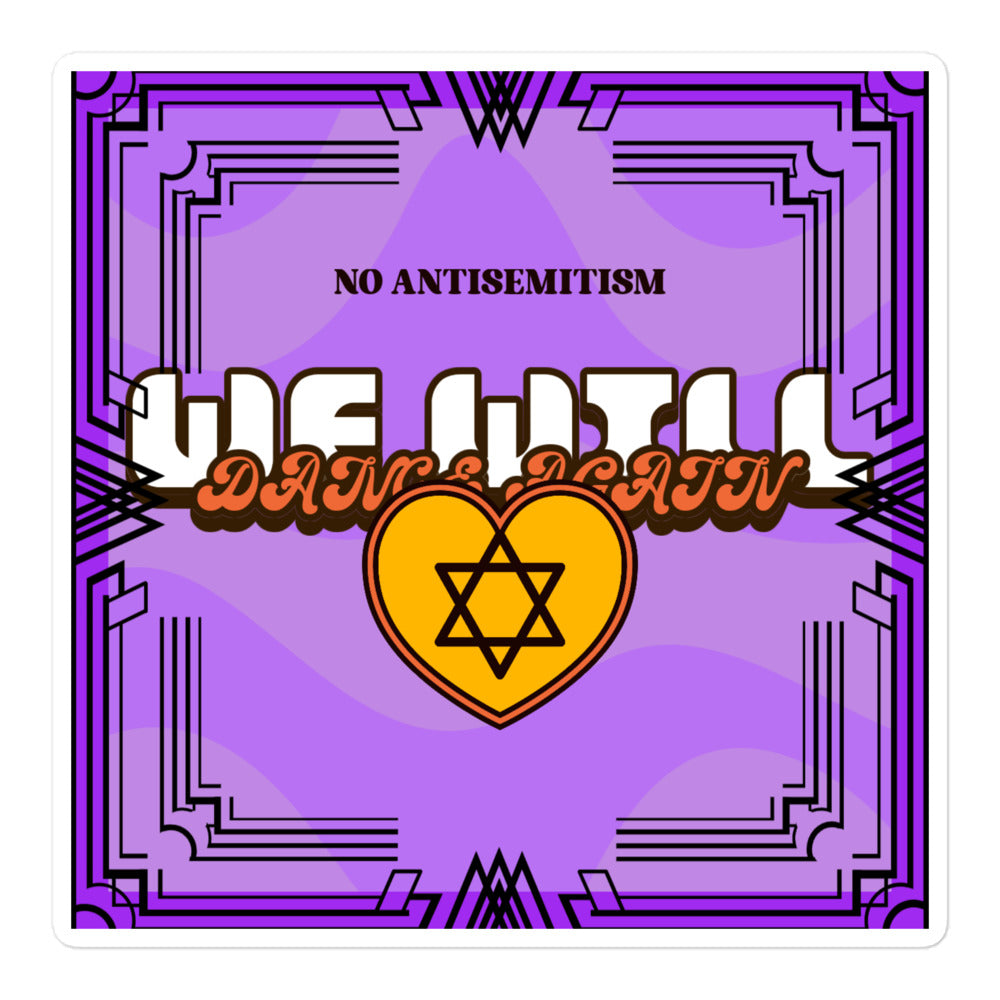 We Will Dance Again | Retro-Purple Style | Kiss Cut Sticker Jouparty