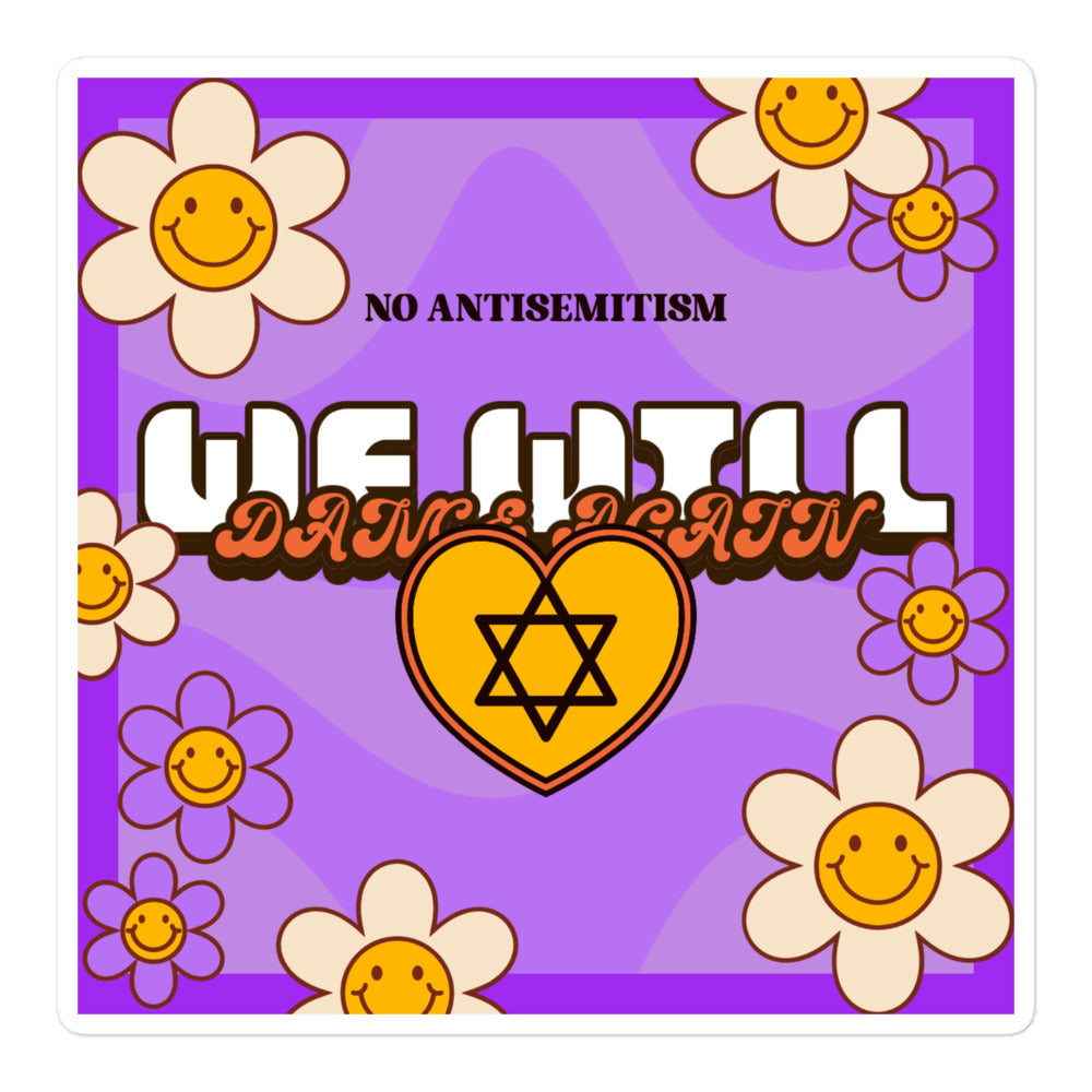 We Will Dance Again | Retro-Purple Style | Kiss Cut Sticker Jouparty