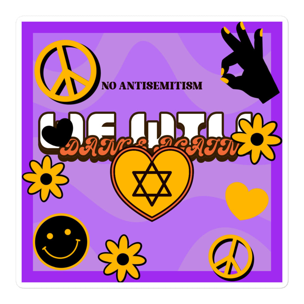 We Will Dance Again | Retro-Purple Style | Kiss Cut Sticker Jouparty