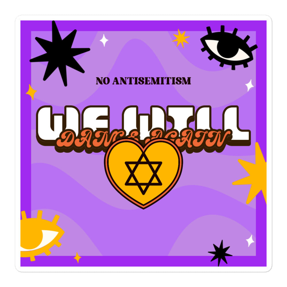 We Will Dance Again | Retro-Purple Style | Kiss Cut Sticker Jouparty