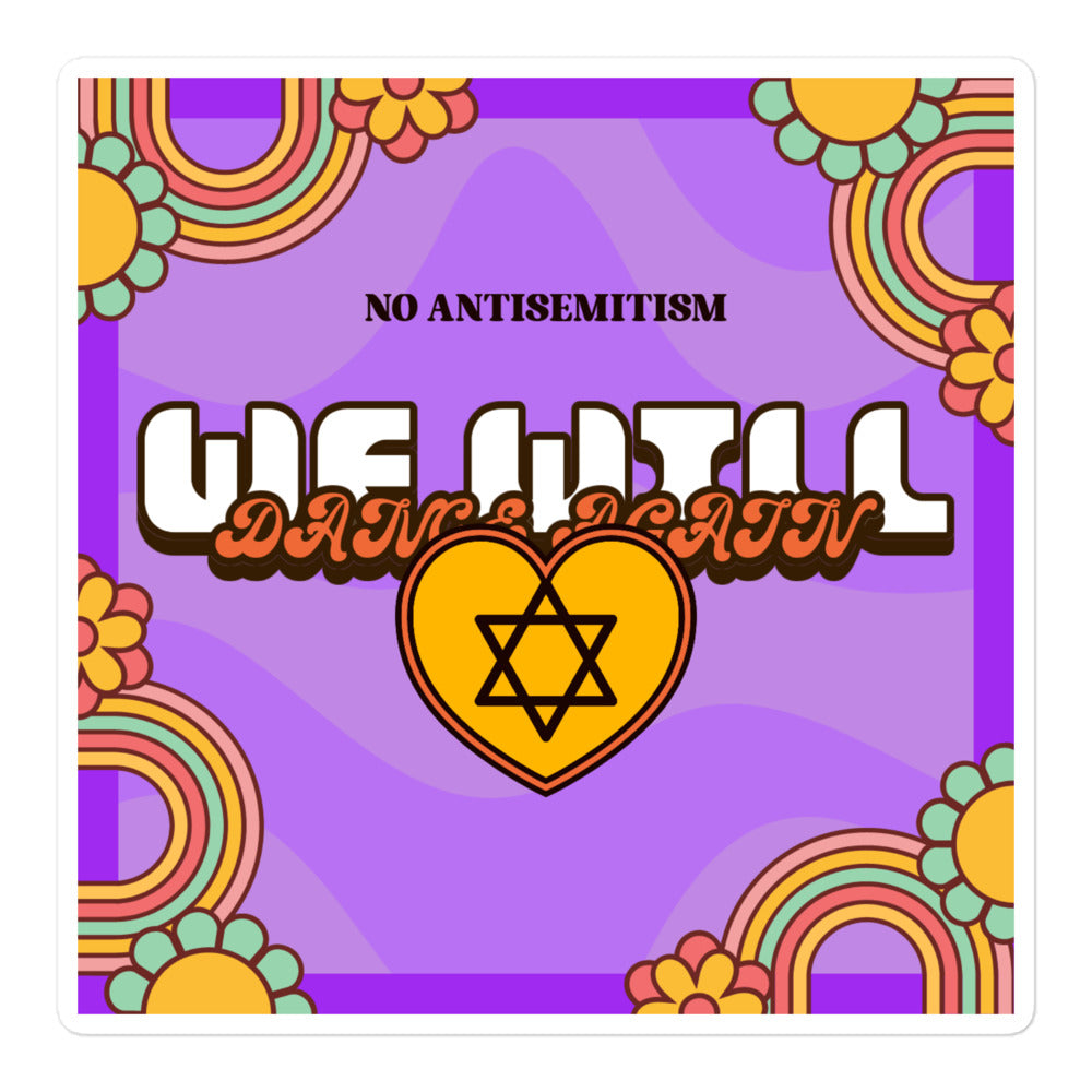 We Will Dance Again | Retro-Purple Style | Kiss Cut Sticker Jouparty