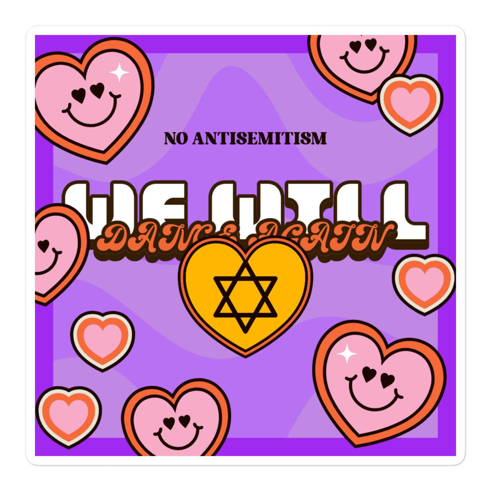 We Will Dance Again | Retro-Purple Style | Kiss Cut Sticker Jouparty