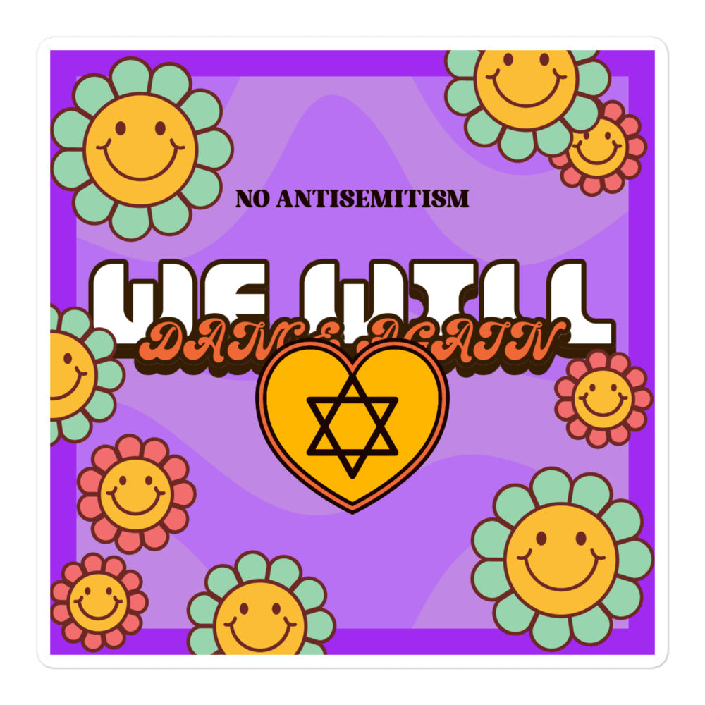 We Will Dance Again | Retro-Purple Style | Kiss Cut Sticker
