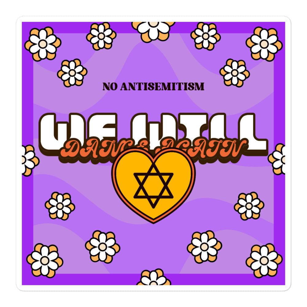 We Will Dance Again | Retro-Purple Style | Kiss Cut Sticker Jouparty