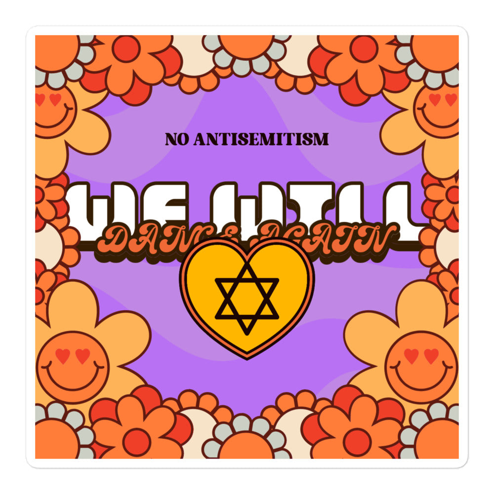 We Will Dance Again | Retro-Purple Style | Kiss Cut Sticker Jouparty