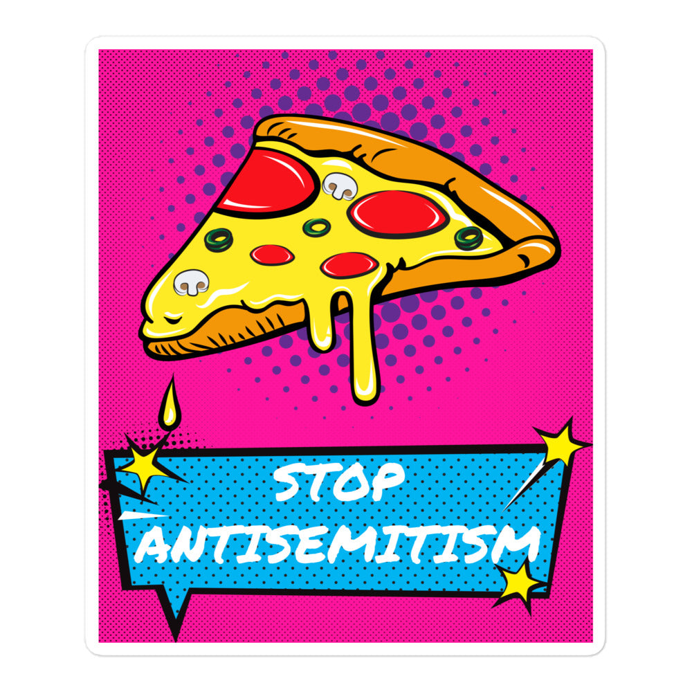Pop Art Style | Antisemitism | Kiss Cut Sticker Jouparty