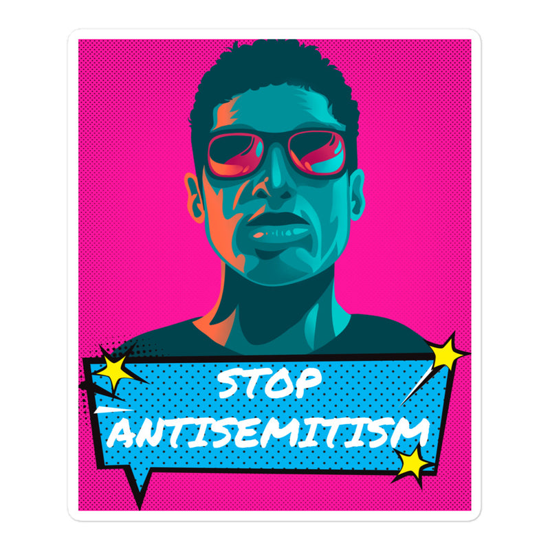 Pop Art Style | Antisemitism | Kiss Cut Sticker