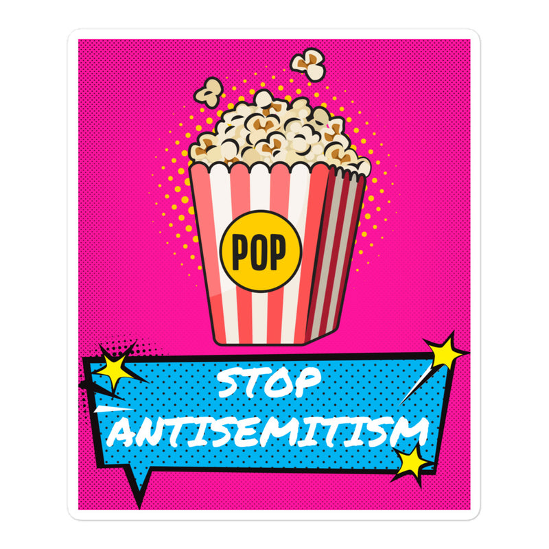 Pop Art Style | Antisemitism | Kiss Cut Sticker