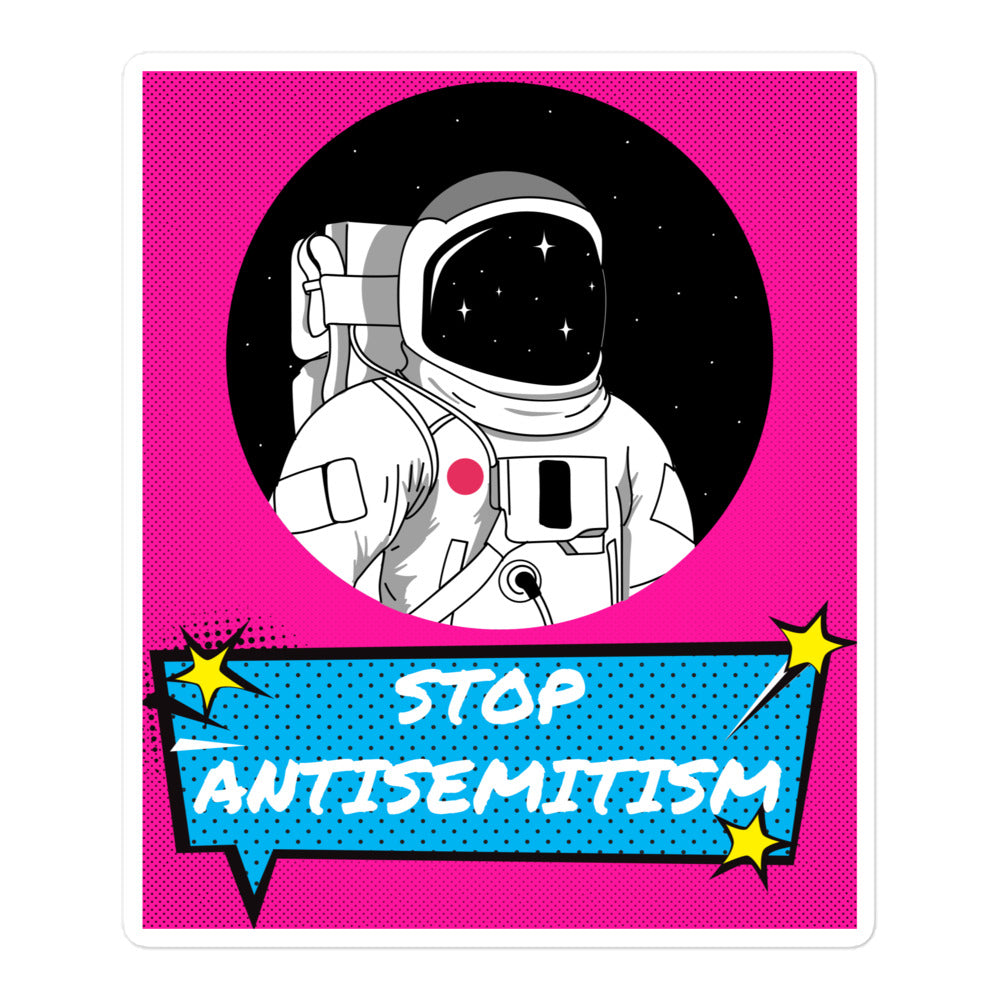 Pop Art Style | Antisemitism | Kiss Cut Sticker Jouparty
