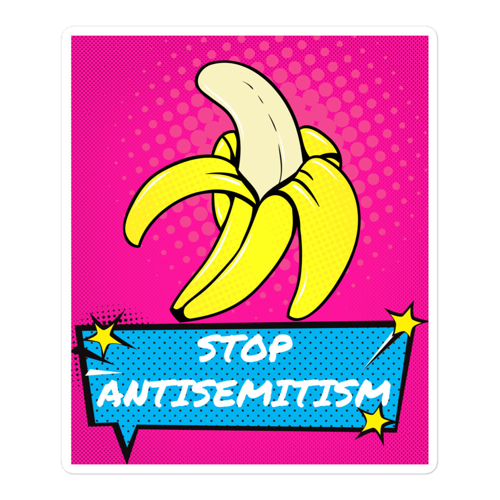 Pop Art Style | Antisemitism | Kiss Cut Sticker