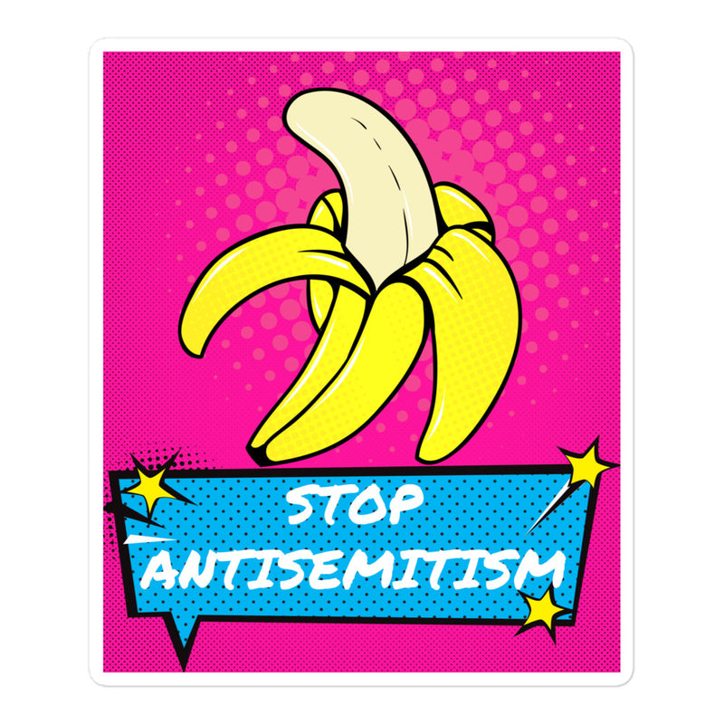 Pop Art Style | Antisemitism | Kiss Cut Sticker