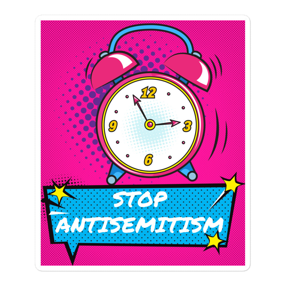 Pop Art Style | Antisemitism | Kiss Cut Sticker Jouparty