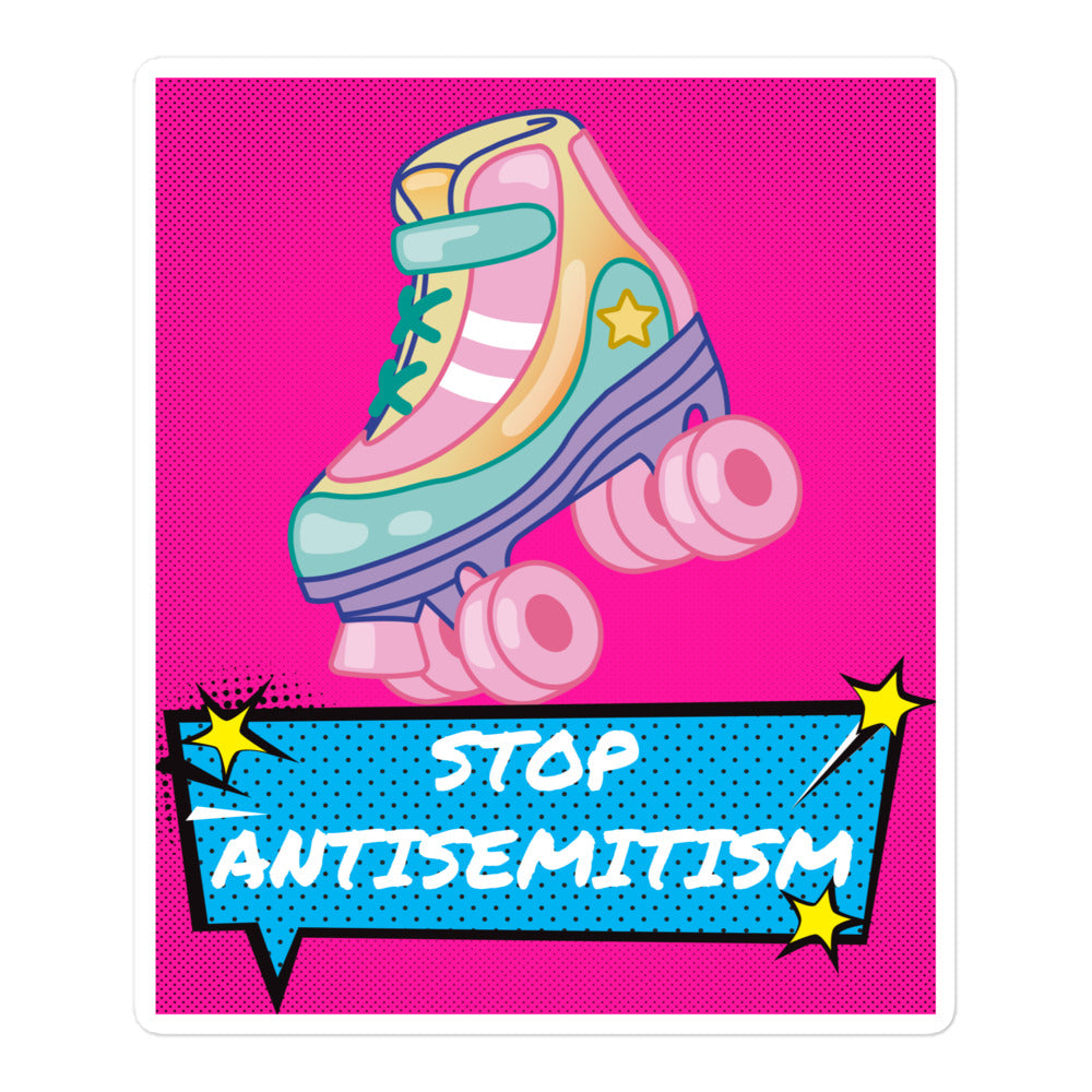 Pop Art Style | Antisemitism | Kiss Cut Sticker Jouparty