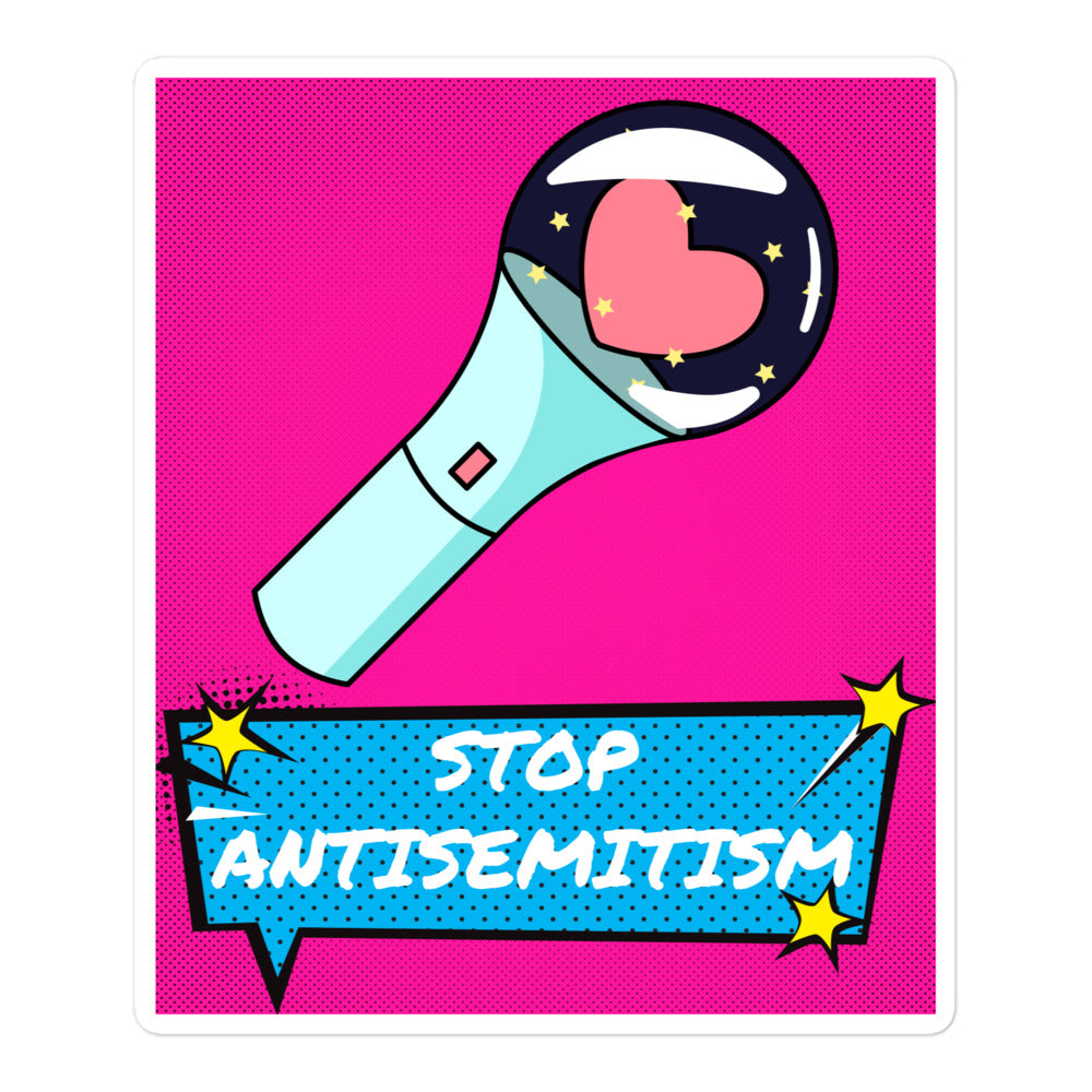 Pop Art Style | Antisemitism | Kiss Cut Sticker Jouparty
