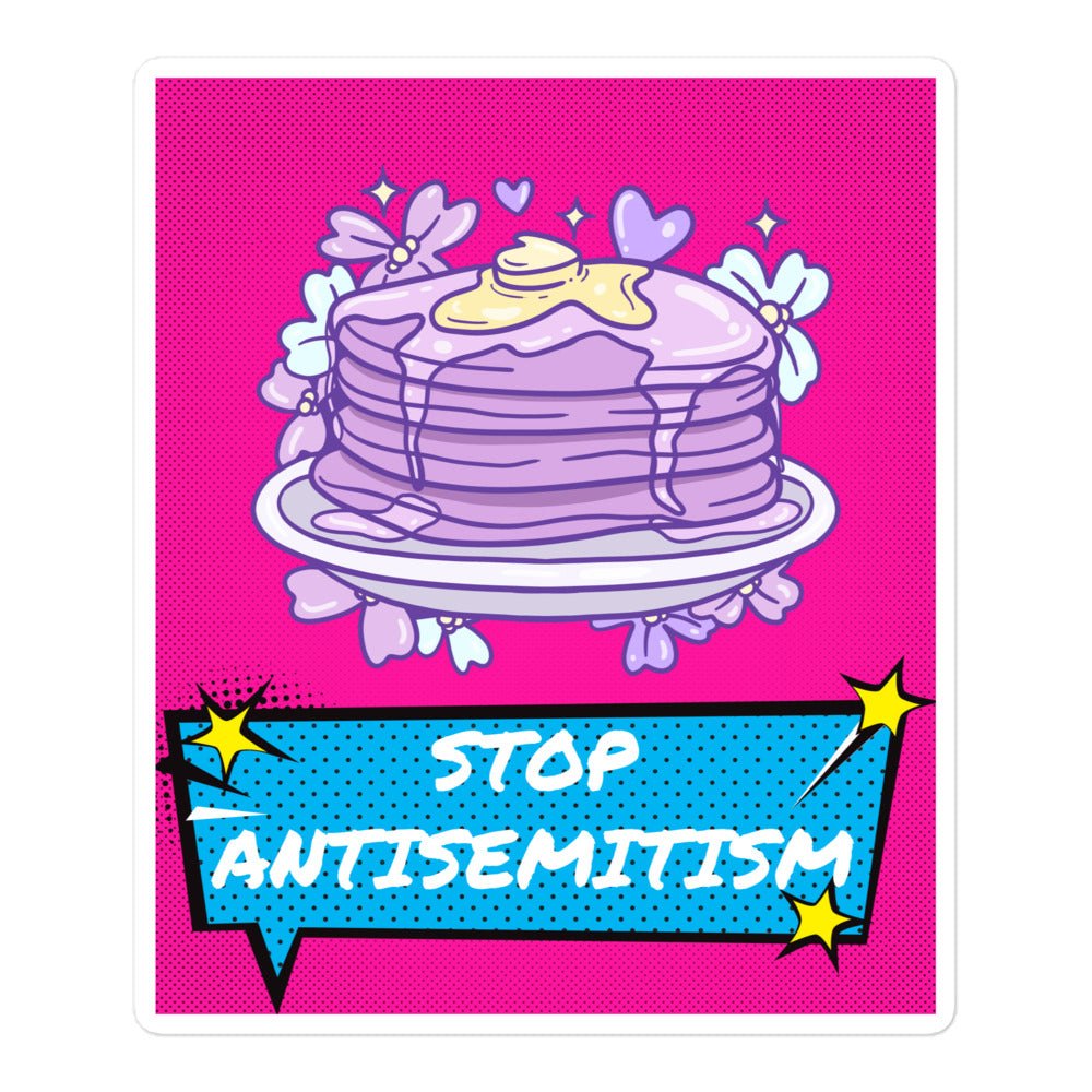 Pop Art Style | Antisemitism | Kiss Cut Sticker