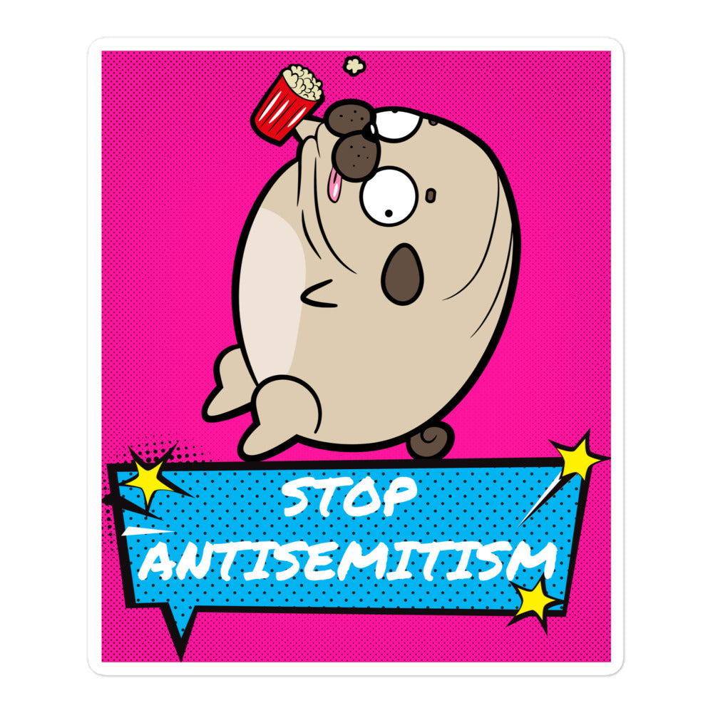Pop Art Style | Antisemitism | Kiss Cut Sticker Jouparty