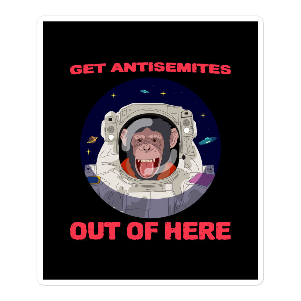 Get Alien Out | Antisemitism | Kiss Cut Sticker Jouparty