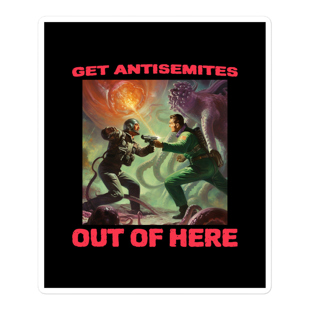 Get Alien Out | Antisemitism | Kiss Cut Sticker Jouparty