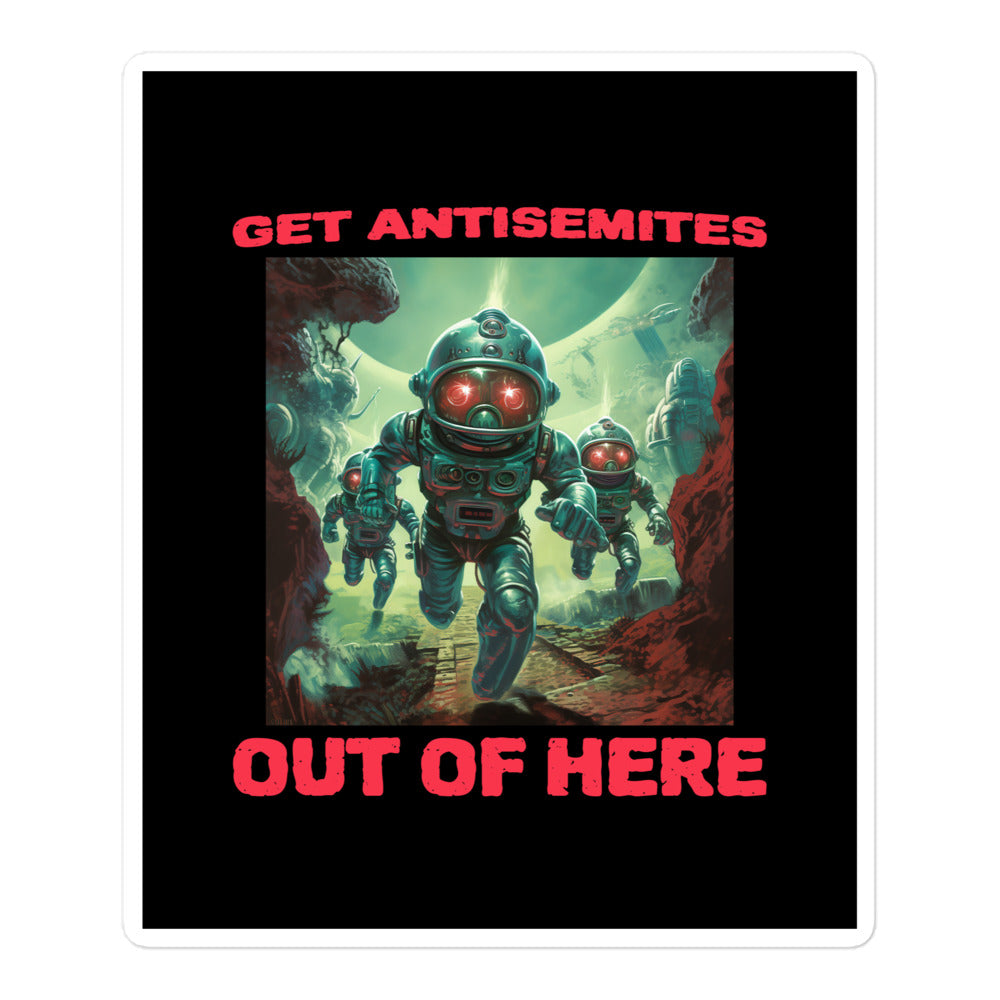 Get Alien Out | Antisemitism | Kiss Cut Sticker Jouparty
