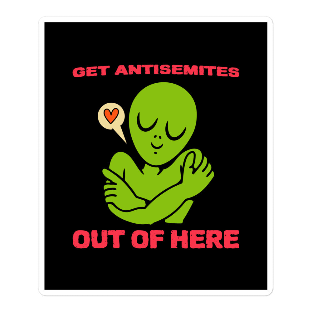 Get Alien Out | Antisemitism | Kiss Cut Sticker Jouparty