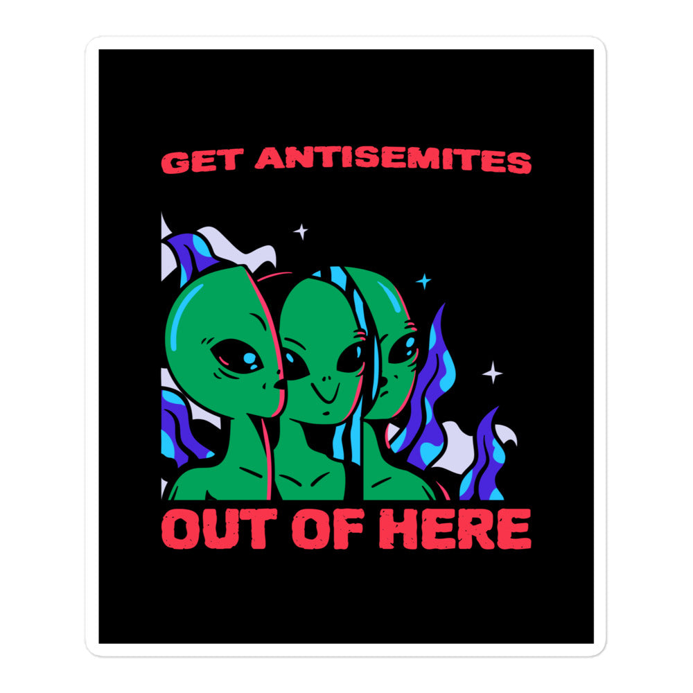 Get Alien Out | Antisemitism | Kiss Cut Sticker Jouparty
