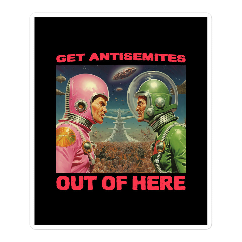 Get Alien Out | Antisemitism | Kiss Cut Sticker Jouparty