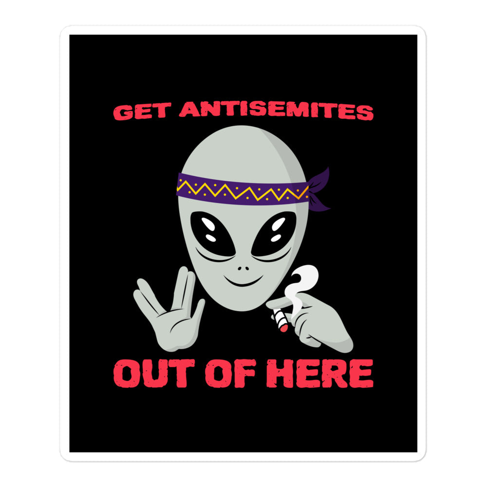 Get Alien Out | Antisemitism | Kiss Cut Sticker