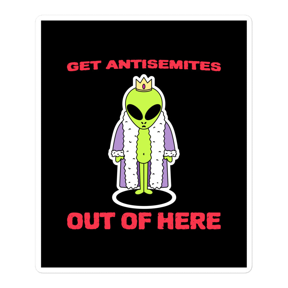 Get Alien Out | Antisemitism | Kiss Cut Sticker Jouparty