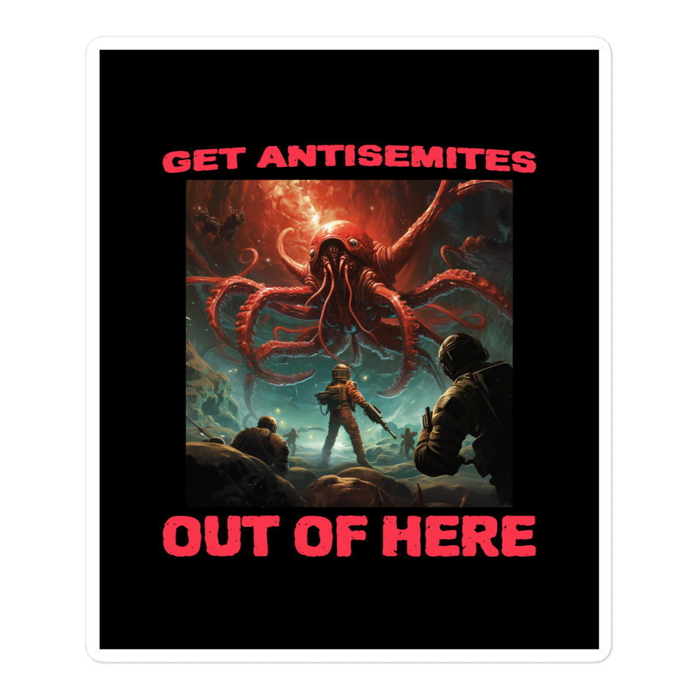 Get Alien Out | Antisemitism | Kiss Cut Sticker Jouparty
