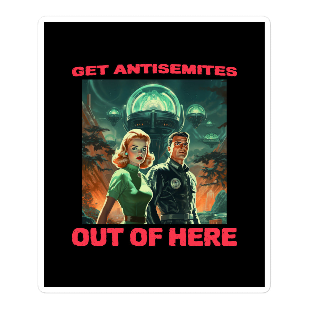 Get Alien Out | Antisemitism | Kiss Cut Sticker Jouparty