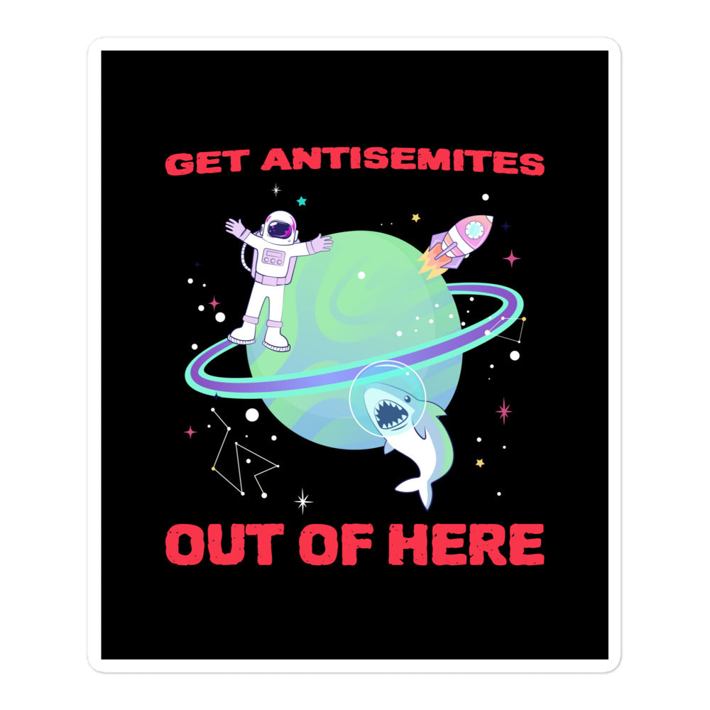 Get Alien Out | Antisemitism | Kiss Cut Sticker Jouparty