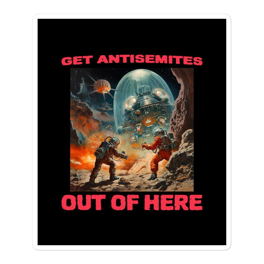 Get Alien Out | Antisemitism | Kiss Cut Sticker Jouparty
