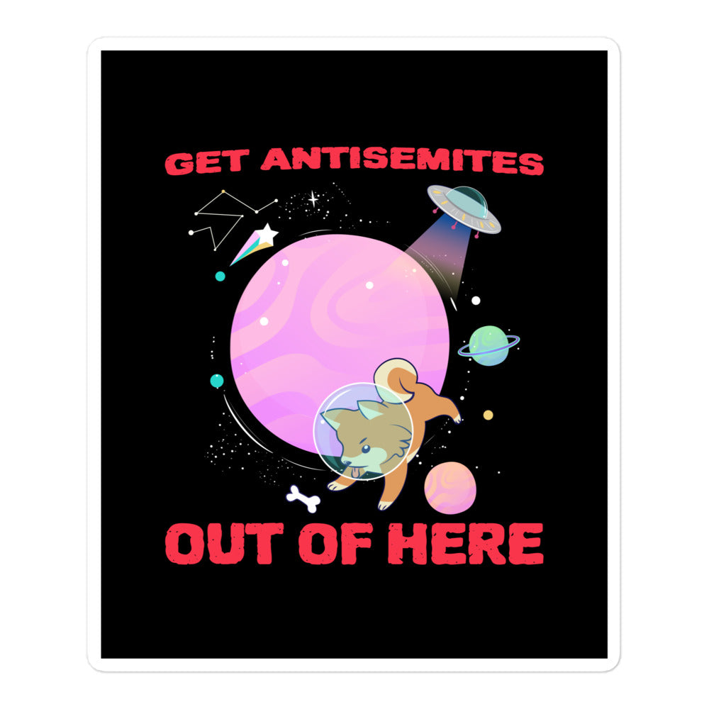 Get Alien Out | Antisemitism | Kiss Cut Sticker Jouparty