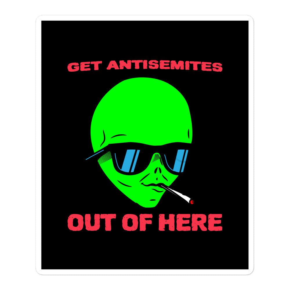 Get Alien Out | Antisemitism | Kiss Cut Sticker