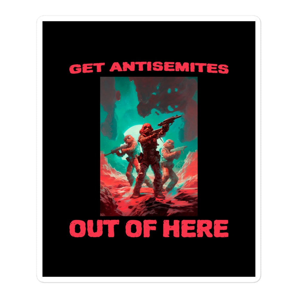 Get Alien Out | Antisemitism | Kiss Cut Sticker