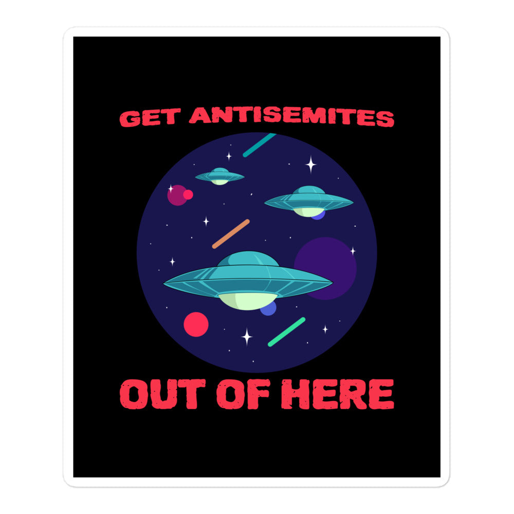 Get Alien Out | Antisemitism | Kiss Cut Sticker