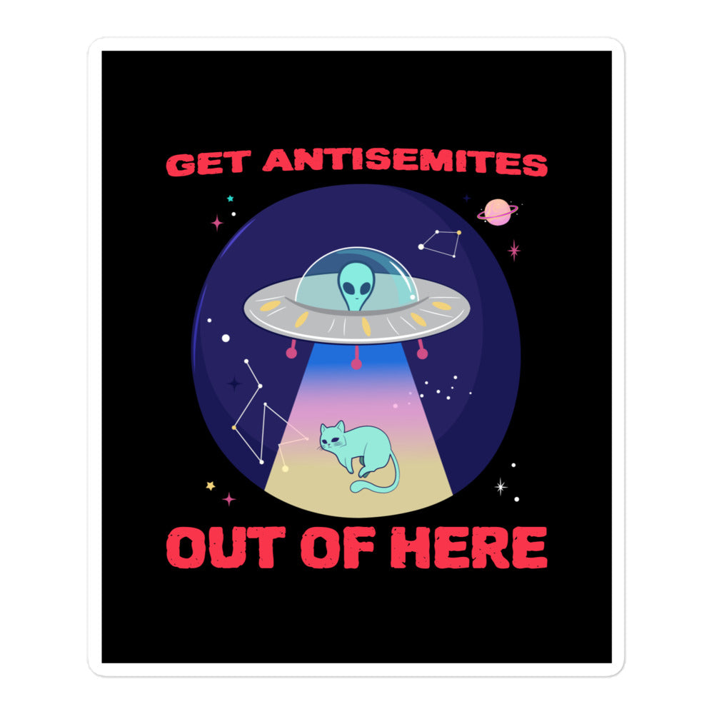 Get Alien Out | Antisemitism | Kiss Cut Sticker Jouparty