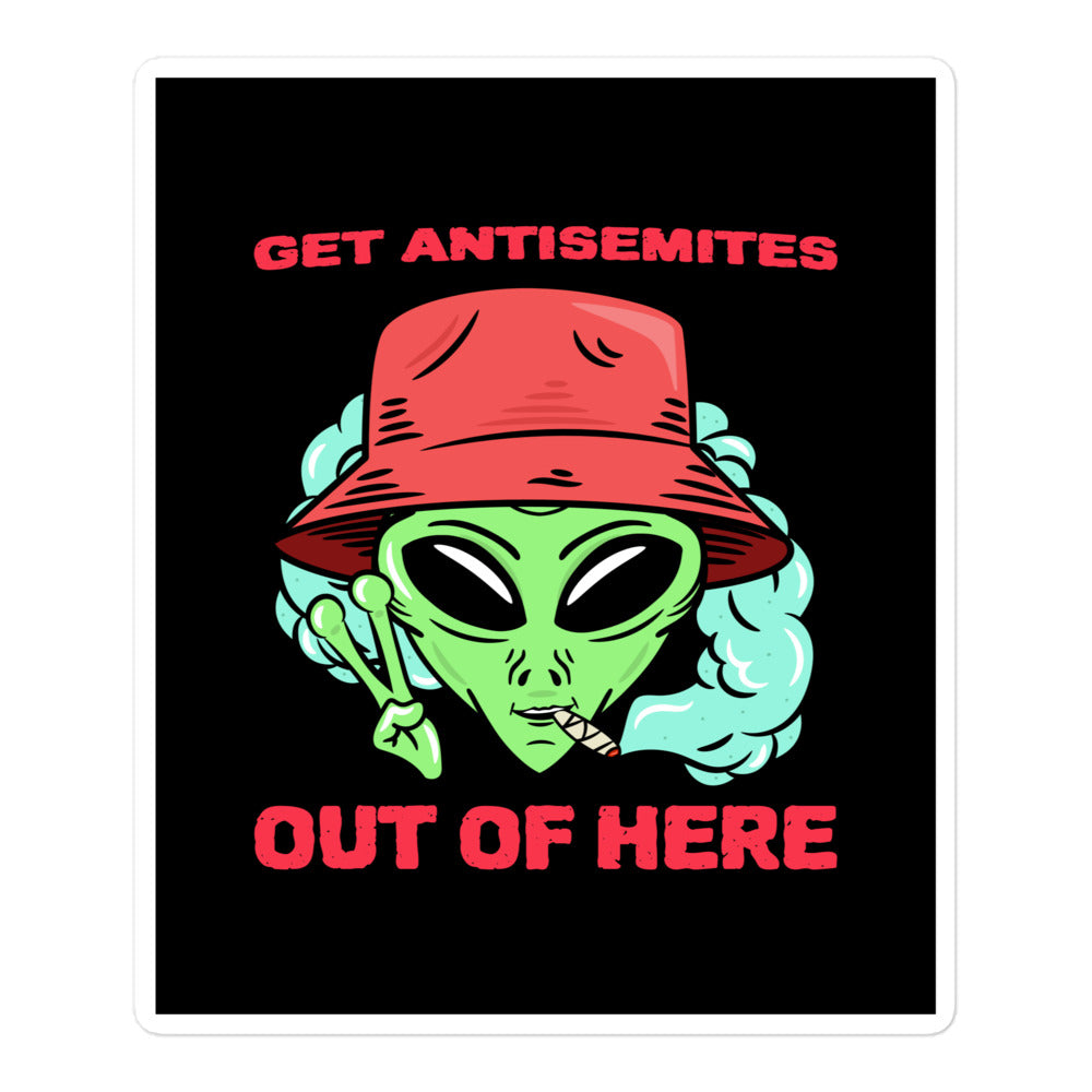 Get Alien Out | Antisemitism | Kiss Cut Sticker Jouparty